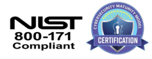 Cybersecurity Maturity Model Certification - NIST 800-171 compliant